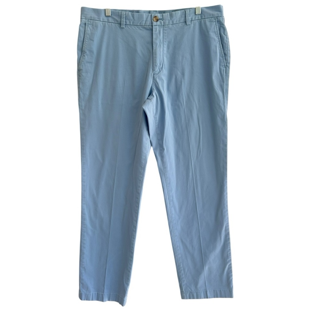 Vineyard Vines Men's Light Blue Flat Front Chino Pants Sz 36